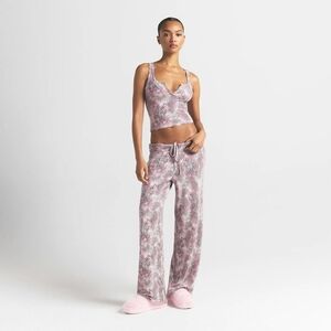 SKIMS Bloom Animal Patterned Pajama Set